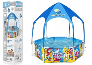 Bazén Bestway s kruhovým rámom 183 x 183 cm